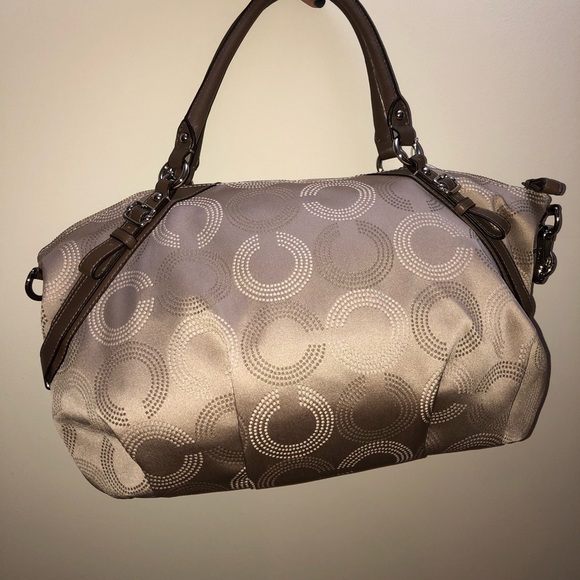 Madison Dot Op Art Sophia Satchel NWT - Picture 2 of 9